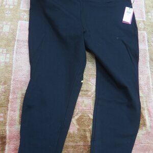 NWT NEW Vince Camuto Womens Black Casual Pants Wide Waist Band Leggings  Size 2X